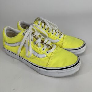 Vans Unisex Off The Wall 508731 Yellow Casual Shoes Sneakers Men 7.5 Women 9